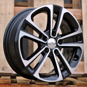 R16x6.5  5X108  ET  47  65.1  B5959  Black Polished (MB)  For CITRO  (R+K2)  (HYBRID FORGED)
