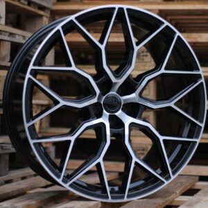 R23x10.5  5X112  ET  25  66.5  B1604  Black Polished+Powder Coating (MBPC)  For RACIN  (N)  (STYLE VOSSEN)
