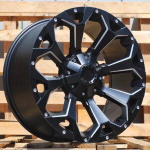 R20x9  6X139.7  ET  15  110.1  B1521  Black Half Matt (BLHM)  For 4X4  (K3)  (Milling)