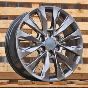 R18x8  6X139.7  ET  25  106.1  Y0185  (H880F)  Black Polished (MB)  For TOYOT  (K7)  (HYBRID FORGED)