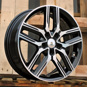R17x6.5  5X114.3  ET  50  67.1  Y1227  Black Polished (MB)  For KIA  (K4)
