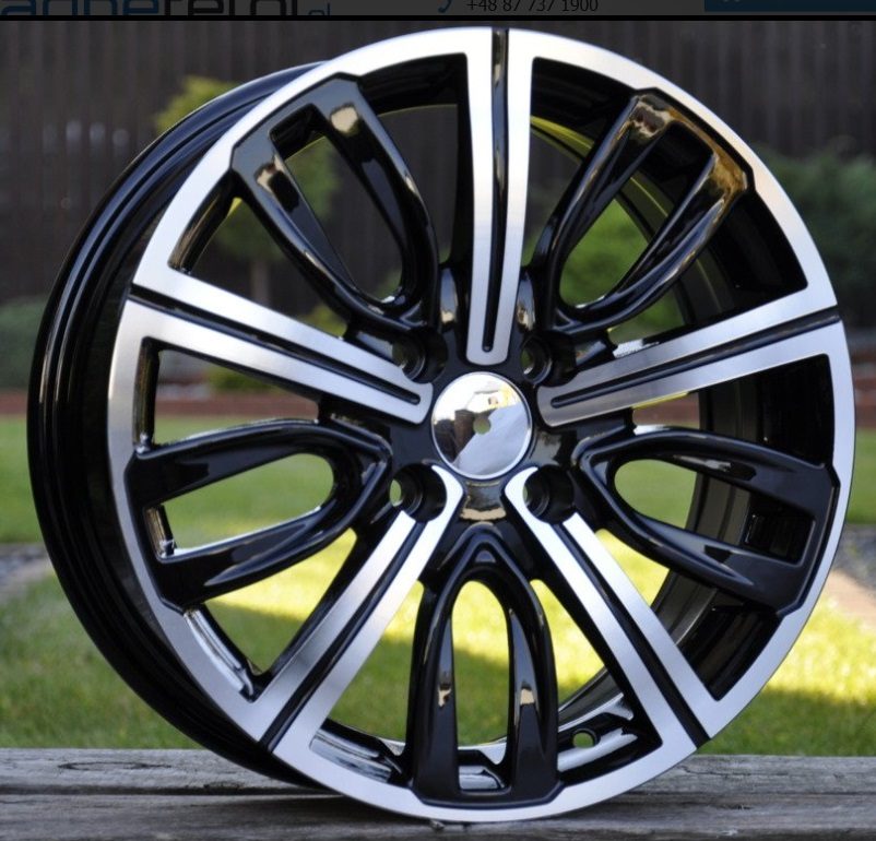 R16x7 4X108 ET 26 65.1 FR531 Black Polished (MB) For PEUG (R)