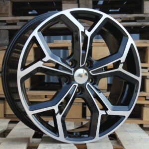 R16x6.5  5X114.3  ET  50  67.1  FE190  (YF5690)  Black Polished (MB)  For KIA  (K7)  (HYBRID FORGED)