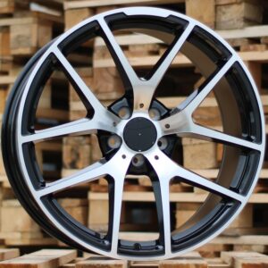 R20x9.5  5X112  ET  45  66.6  HE738  Black Polished (MB)  For MER  (K7)