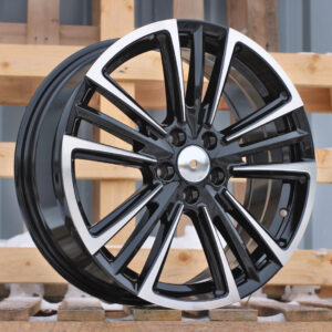 R17x7  5X100  ET  47  57.1  Y1257  Black Polished (MB)  For SEAT  (Z7)