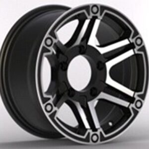 R16x8  5X114.3  ET  0  83.1  BK618  Black Polished (MB)  For 4X4  (K3)