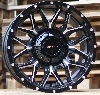 R18x9  10X139/150  ET  M12  110.1  B1592  Black Matt+Polished Lip (BMPL)  For 4X4  (K7)