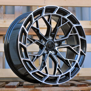 R20x9  5X112  ET  30  66.6  SCF-Z/FA004  Black Polished (MB)  For RACIN  (K8)  (HYBRID FORGED)