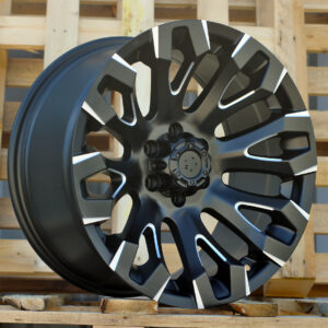 R17x9  6X114.3  ET  0  66.1  JT255  Black Polished (MB)  For 4X4  (K3)  (Milling)
