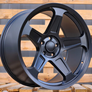 R20x10.5  5X115  ET  25  71.6  B1393  Black Matt (BM)  For RACIN  (K3)  (Rear+Front Dodge)