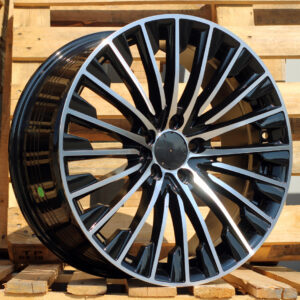 R20x9.5  5X112  ET  45  66.5  FBX132  Black Polished (MB)  For MER  (Z7)  (HYBRID FORGED Front+Rear)