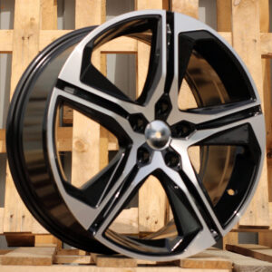 R18x7.5  5X112  ET  46  57.1  B5817  Black Polished (MB)  For SEAT  (L5)