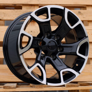 R17x9  6X139.7  ET  0  106.1  I6126  Black Polished (MB)  For TOYOT  (P1)