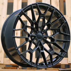 R20x9.5  5X112  ET  37  66.6  I0384  (FBX251)  Black (BL)  For BMW  (K7)  (HYBRID FORGED Rear+Front)