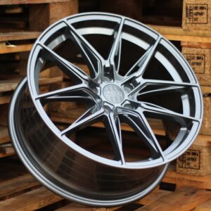 R19x8.5 5X112 ET 40 66.5 HX036 (A5581) Gun Metal (GM) For HAXER (P)