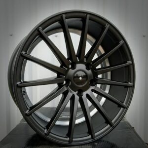 R17x8  5X112  ET  40  66.5  QC196  Black Half Matt (BLHM)  For RACIN  (R)  (STYLE VOSSEN)