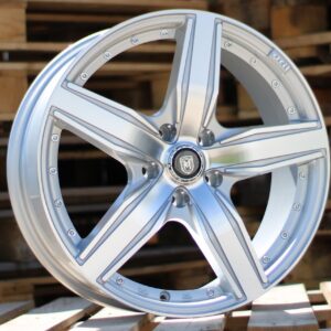 R17x7  5X105  ET  40  56.6  A5396  Machined Silver (MS)  For RACIN  (K7)  ((AKC 60 Eur))