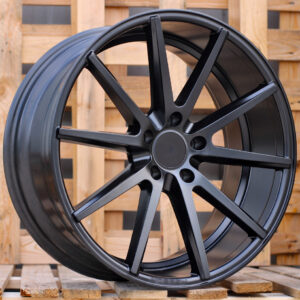 R20x9  5X120  ET  35  72.6  QC1122  Black Half Matt (BLHM)  For RACIN  (N)  ((AKC 100 Eur) Style Vossen)