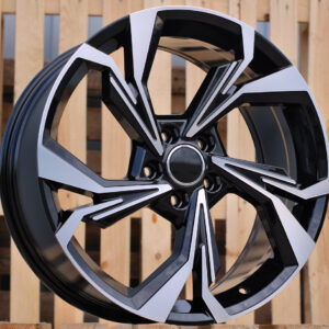 R18x8  5X112  ET  40  66.5  B5893  (IN5534)  Black Polished (MB)  For AUD  (A+Z7)