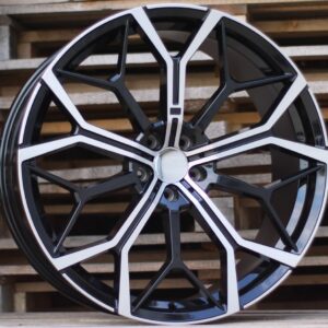 R21x10.5 5X112 ET 43 66.6 FE245 Black Polished (MB) For BMW (P2) ()