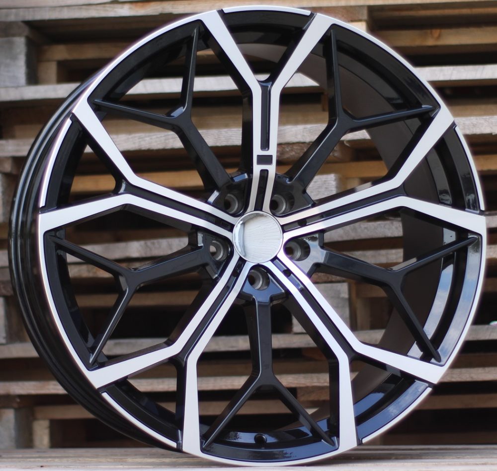 R21x10.5 5X112 ET 43 66.6 FE245 Black Polished (MB) For BMW (P2) ()