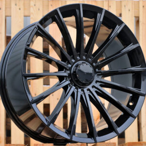R20x9.5  5X112  ET  35  66.6  B1499  Black (BL)  For MER  (P2)  (Rear+Front)