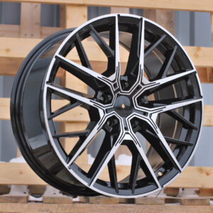 R18x8 5X120 ET 45 72.6 H5080 (8392) Black Polished (MB) For BMW (K3)