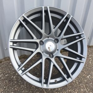 R17x7.5  4X100  ET  25  60.1  HX013  (E269177507S)  Gun Metal Half Matt (GMHM)  For SMART  (K3)