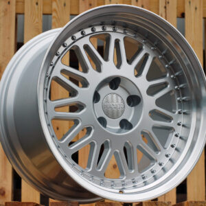 R19x10.5  5X120  ET  20  74.1  HX028  (QC1130)  Silver+Polished Lip (SP)  For HAXER  (K3)  (Rear+Front)