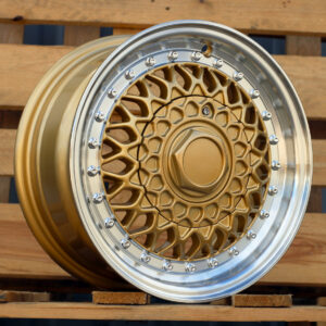 R13x6  8X100/108  ET  30  67.1  BY479  (LU247)  Bronze+Polished Lip (YYPL)  For RACIN  (R)  (BBS Style)