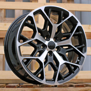R21x9  5X127  ET  50  71.5  A1458  Black Polished (MB)  For JEEP  (P)