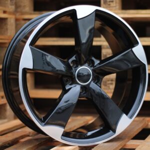 R19x8.5  5X112  ET  30  66.5  BK217  (BY939)  Black Polished (MB)  For AUD  (Z2)
