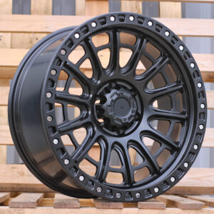 R20x9  6X139.7  ET  0  110.1  FBX134  Black Polished (MB)  For 4X4  (K3)  (HYBRID FORGED Silver Rivets)