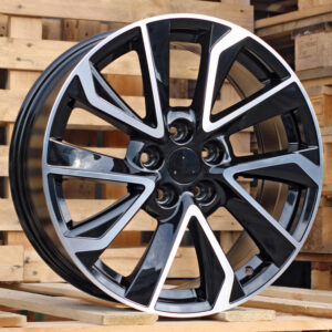 R17x7  5X114.3  ET  45  60.1  B5463  (XFE322)  Black Polished (MB)  For TOYOT  (R)