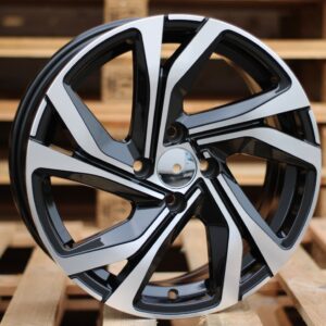 R14x6  4X100  ET  40  60.1  B5762  Black Polished (MB)  For RACIN