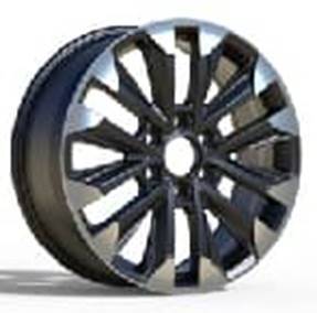 R18x7.5  6X139.7  ET  25  106.1  Y0185  Hyper Black (HB)  For TOYOT