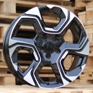R18x7  5X114.3  ET  45  64.1  B5389  Black Polished (MB)  For HOND  (K4)