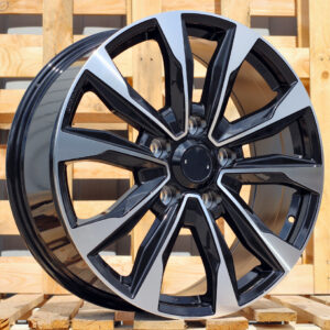 R21x8.5  5X150  ET  54  110.5  B1666  Black Polished (MB)  For TOYOT  (K3)  (TOYOTA/LEXUS)