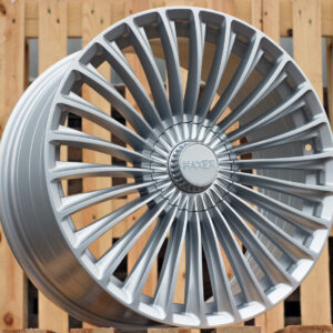 R19x9.5 5X112 ET 43 66.6 HX09F Silver Shining (SS) For HAXER (K4) (HYBRID FORGED (For car Mercedes Benz))