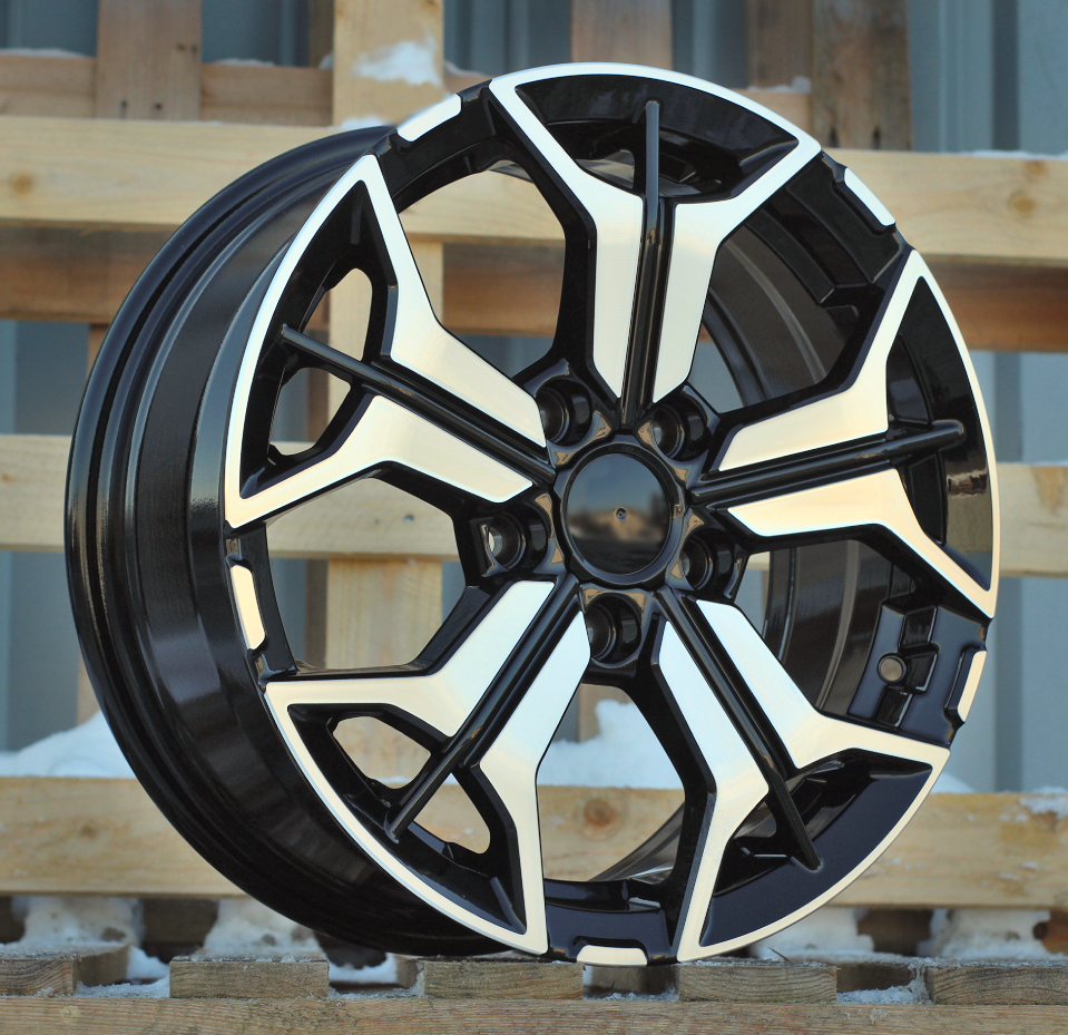 R16x6.5 5X114.3 ET 40 67.1 B5846 Black Polished (MB) For KIA (Z7)