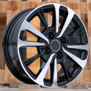 R14x5.5  4X100  ET  40  54.1  B1846  Black Polished (MB)  For TOYOT  (Z4)