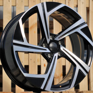 R18x8  5X112  ET  42  57.1  B5851  (IN5502)  Black Polished (MB)  For VW  (P2)