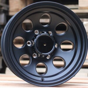 R15x8  6X139.7  ET  M27  110.1  XF171  Black Matt+Polished Lip (BMPL)  For 4X4  (D1)