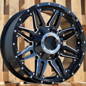 R20x9  10X114/127  ET  0  87.1  L1447  Black (BL)  For 4X4  (K3)  (Milling)