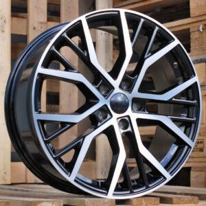 R18x7.5  5X112  ET  45  57.1  BK713  (IN5415)  Black Polished (MB)  For VW  (P1+A)