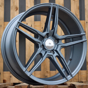 R17x7.5  4X100  ET  42  60.1  LU591  Grey Polished Matt (MGM)  For RACIN  (K3)