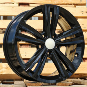 R17x7  5X112  ET  45  57.1  B5619  Black (BL)  For VW  (P+R)