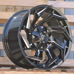 R17x9  6X139.7  ET  0  110.1  FBX203  Gloss Black (GB)  For 4X4  (K3)  (HYBRID FORGED Milling)