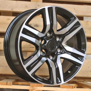 R17x7.5  6X139.7  ET  25  106.1  H718F  Black Polished (MB)  For TOYOT  (K7)  (HYBRID FORGED)