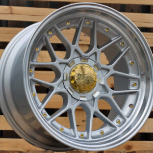 R18x10  10X120/112  ET  15  74.1  HX025  (HX025)  Silver+Polished Lip (SP)  For HAXER  (Z1)  (Rear+Front)